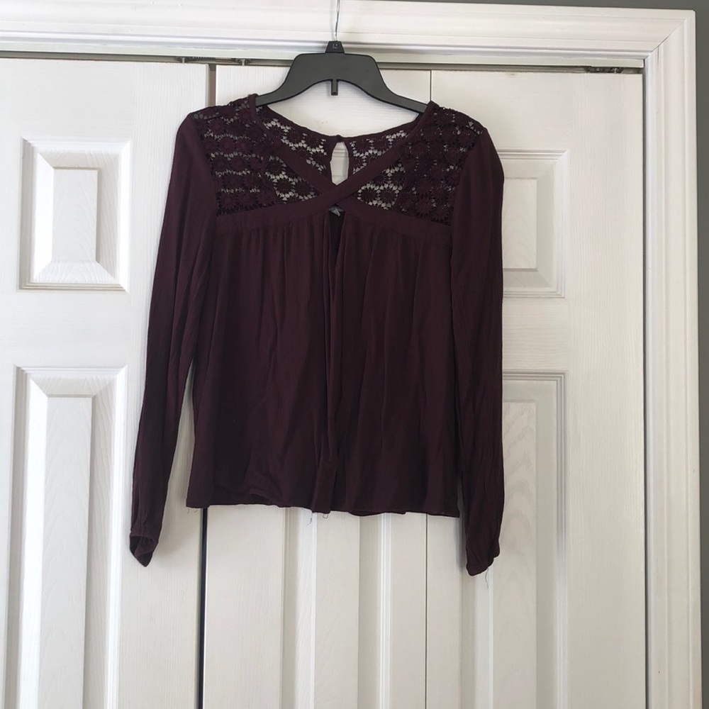Maroon blouse
